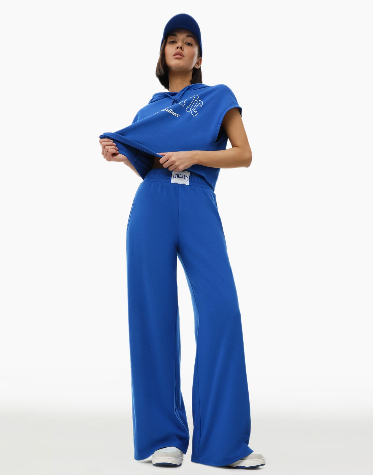 Спортивные брюки женские Gloria Jeans GAC020414 синие XS/164 - купить в Москве, цены на Мегамаркет