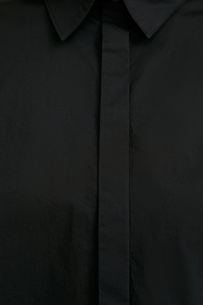 Блуза женская Finn Flare B21-11039 черная M