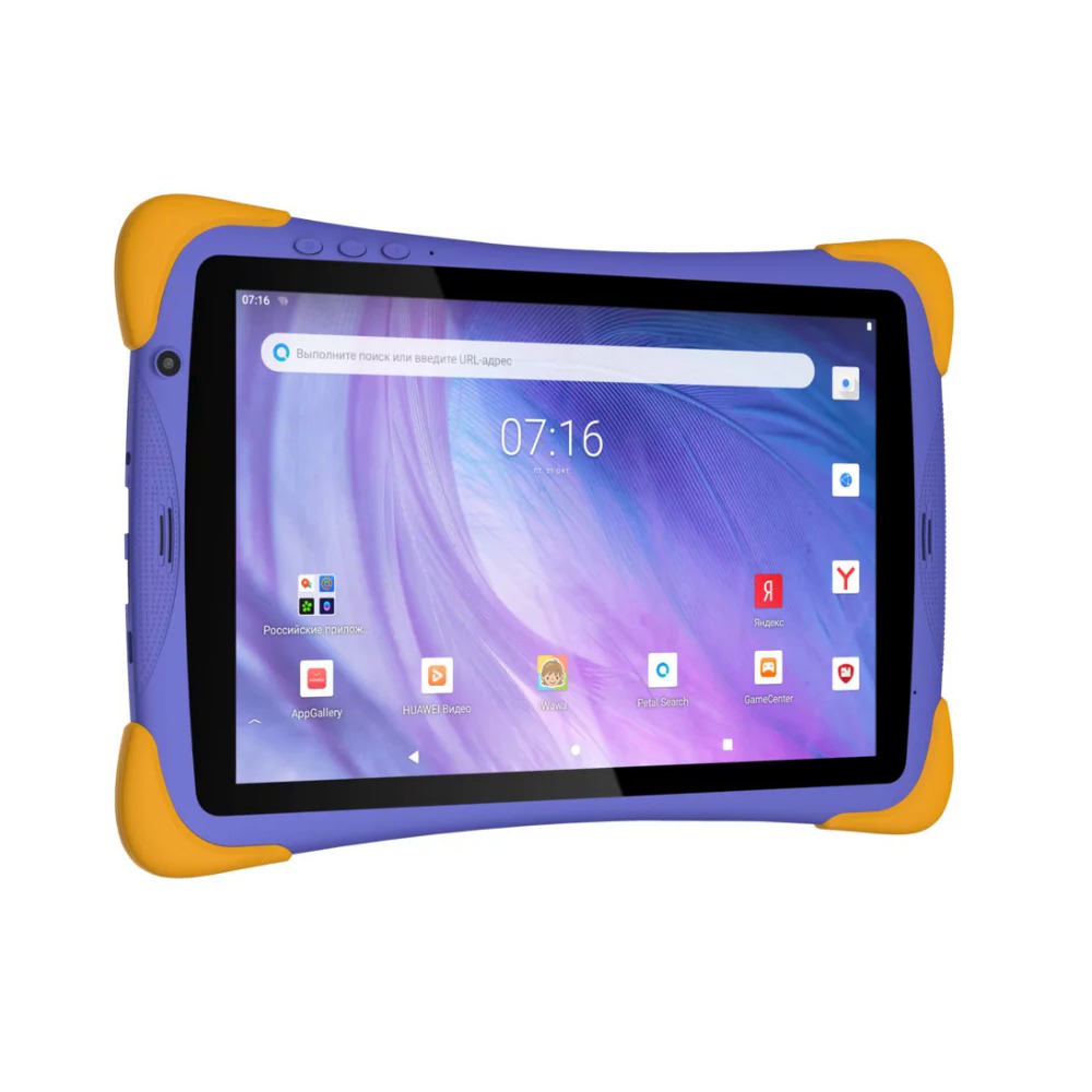 Планшет Topdevice Kids Tablet K10 Pro 10.1 32 ГБ, оранжево-фиолетовый  (TDT4511_4G_E_CIS) - отзывы покупателей на Мегамаркет