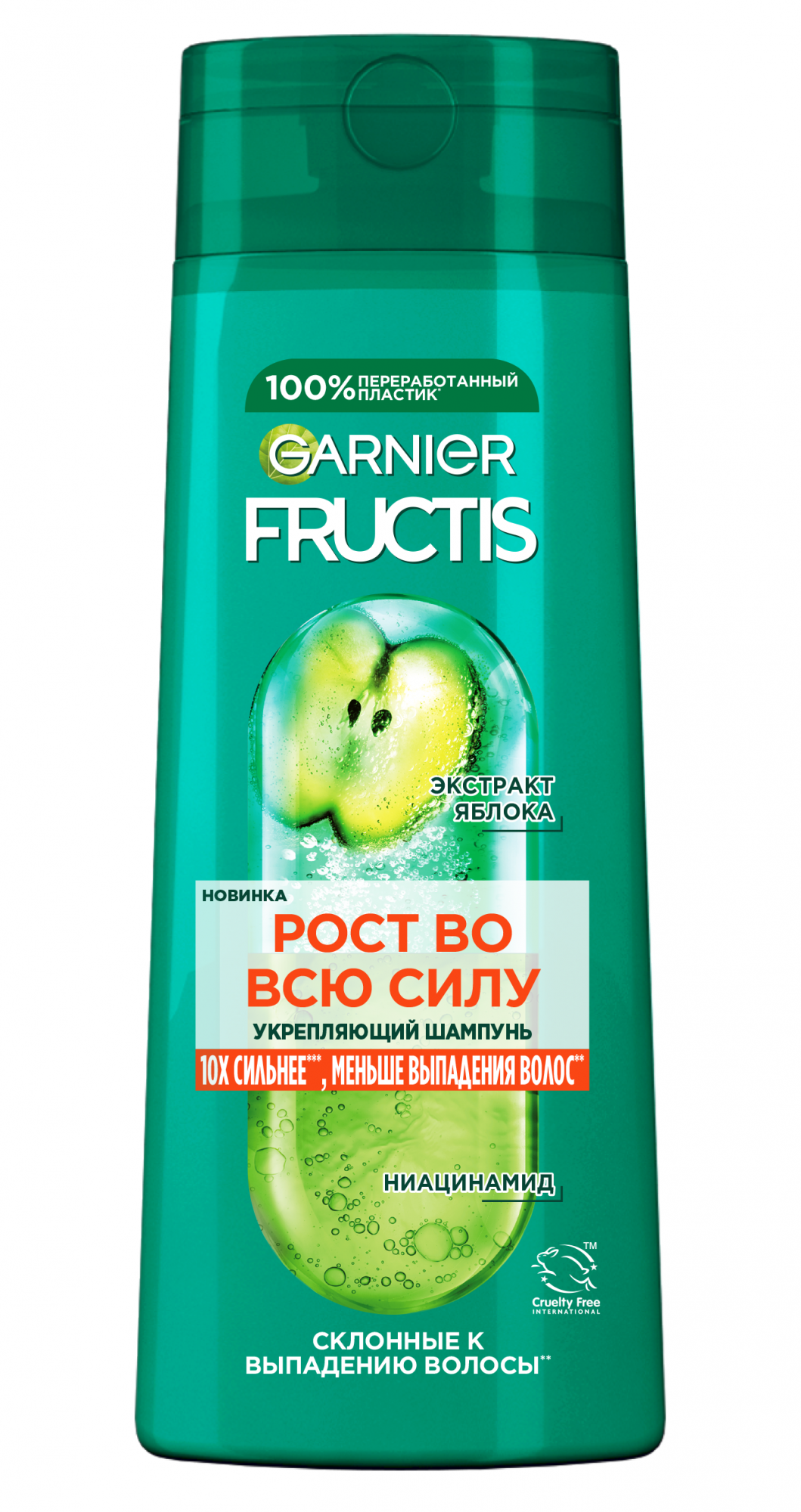 Шампунь GARNIER FRUCTIS Укрепляющий рост во всю силу 400мл - купить в Мегамаркет Москва, цена на Мегамаркет