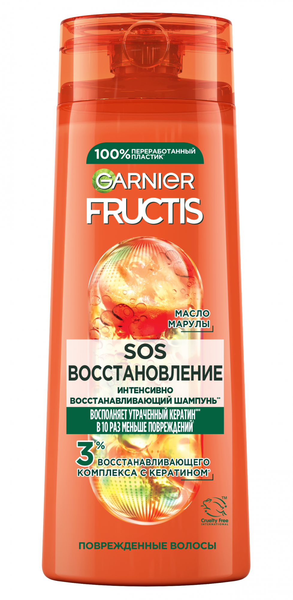 Купить шампунь GARNIER FRUCTIS SOS Восстановление 250мл, цены на Мегамаркет | Артикул: 100002564998