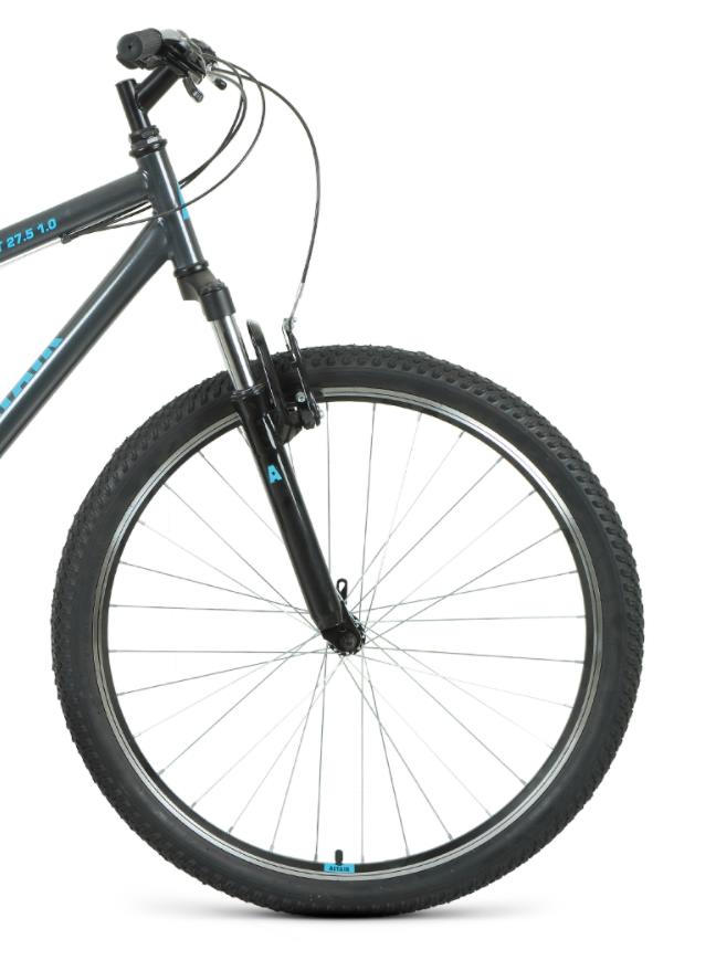 Велосипед 27,5" Altair MTB HT 27,5 1.0 21 скорость серый/Мятный 20-21 19" RBKT1M17G004