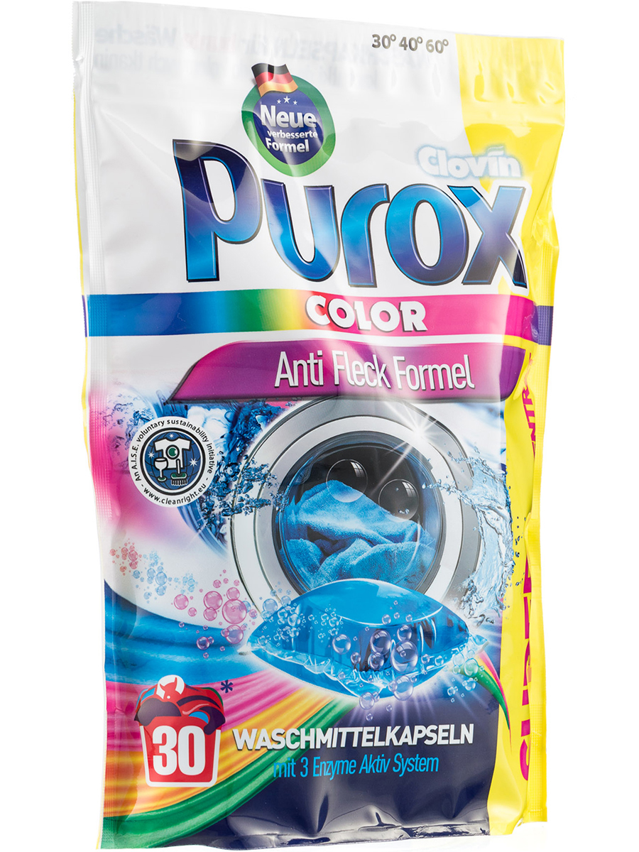 Purox Color капсулы для стирки 30шт