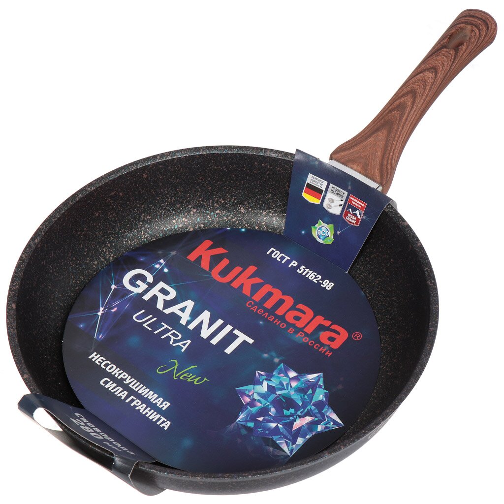 Сковорода апр литая 28см Granit ultra blue KUKMARA -   .