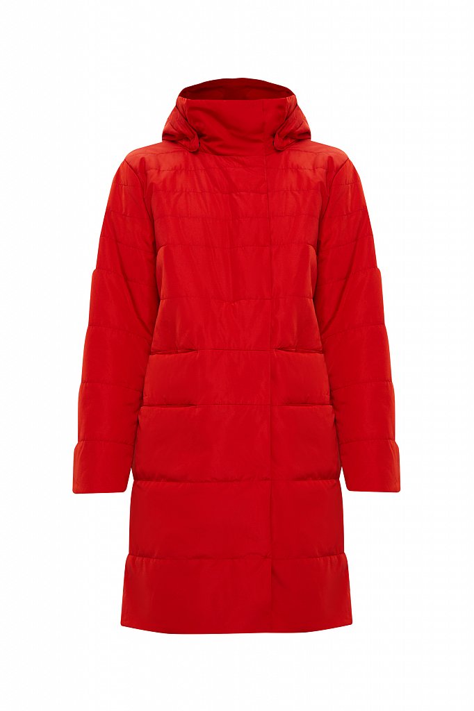 Куртка женская Finn Flare B21-12002 красная 52