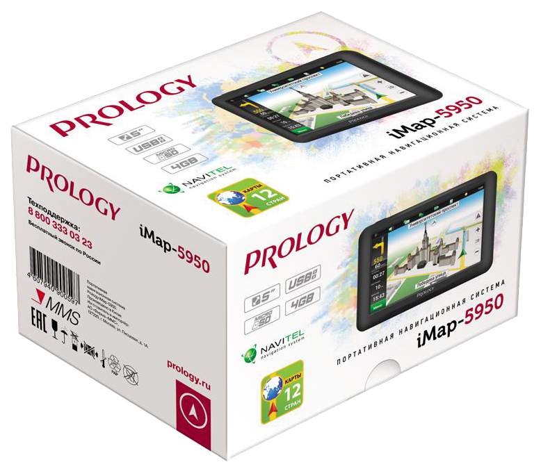 Купить навигатор автомобильный PROLOGY iMAP-5950 Портативный ...