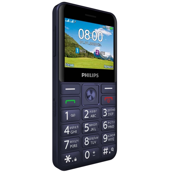Мобильный телефон Philips Xenium E207 Blue