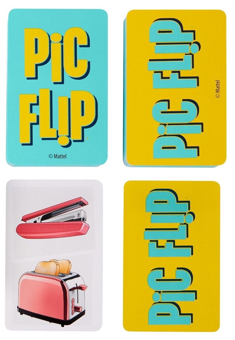 Настольная игра Mattel pic flip (на русском) 255419 – купить в Москве, цены  в интернет-магазинах на Мегамаркет