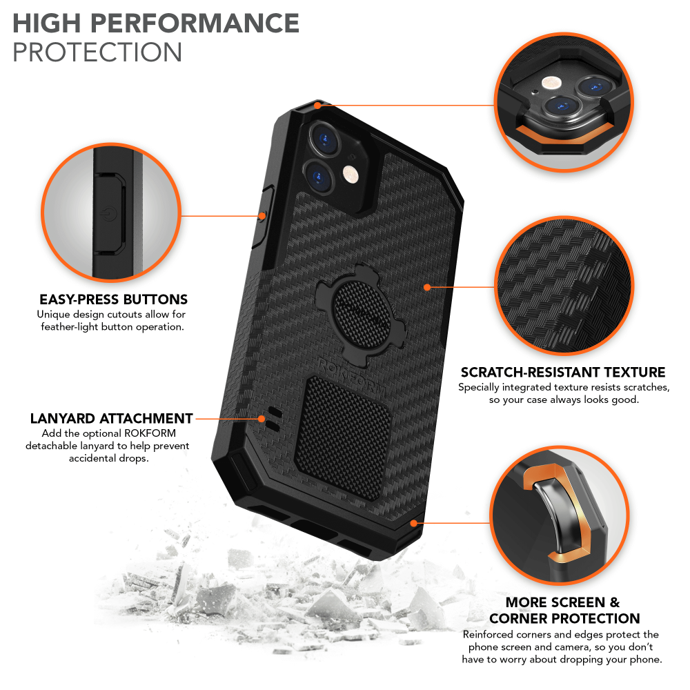 Чехол Rokform Rugged Case для iPhone 12 Mini (307201P), купить в Москве,  цены в интернет-магазинах на Мегамаркет