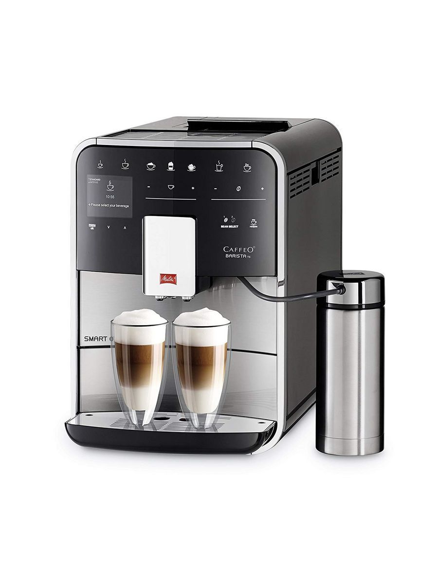 Кофемашина автоматическая Melitta F 860-100 Barista TS Smart SST серый, купить в Москве, цены в интернет-магазинах на Мегамаркет