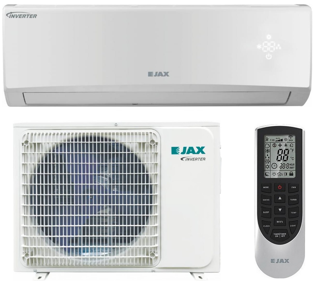 Сплит-система Jax ACY-12 HE MURRAY Inverter, купить в Москве, цены в  интернет-магазинах на Мегамаркет