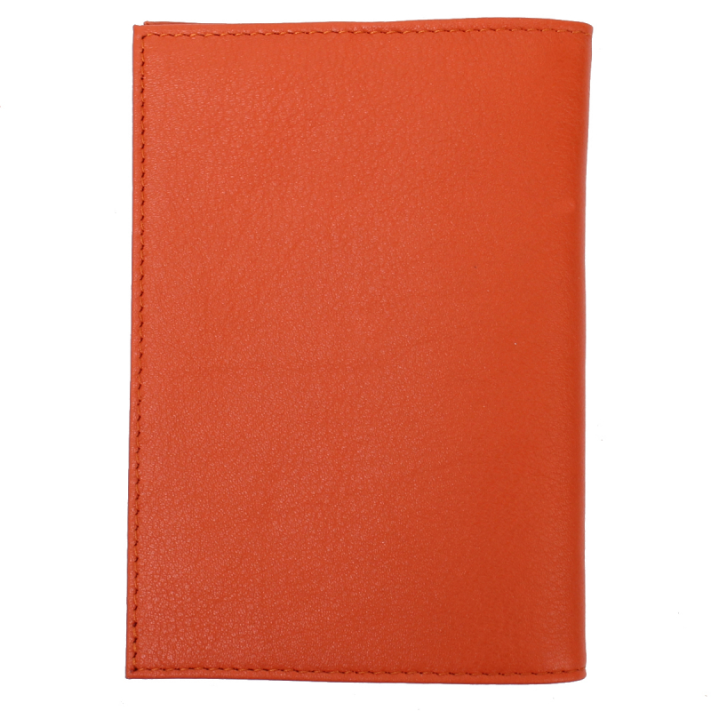 Обложка для паспорта женская Flioraj 40050120/O01 рыжая (оранжевая)