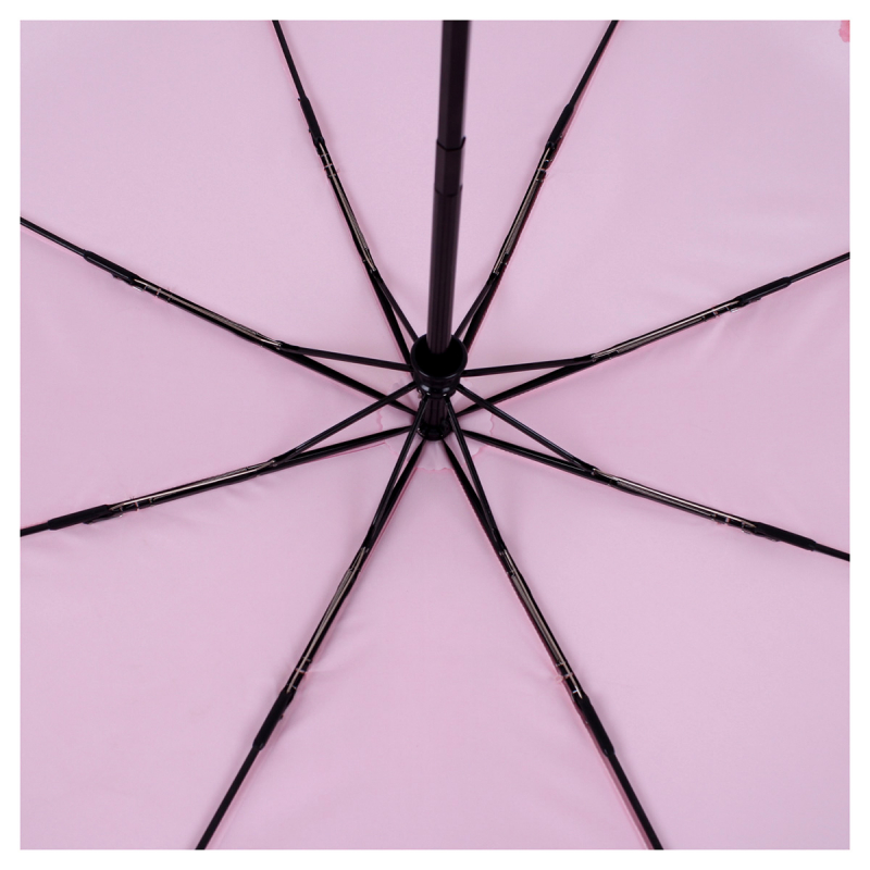 Зонт складной женский автоматический Flioraj 23143 FJ розовый