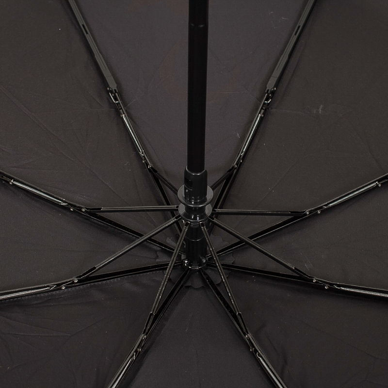 Зонт складной женский автоматический Flioraj 210201 FJ черный