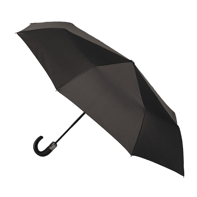 Зонт складной мужской автоматический Flioraj 31002 FJ черный