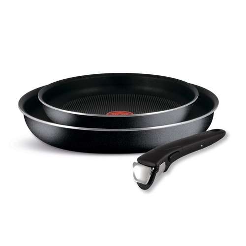 Набор сковород TEFAL Ingenio Black 04181810, 3 предмета купить в интернет-магазине, цены на Мегамаркет