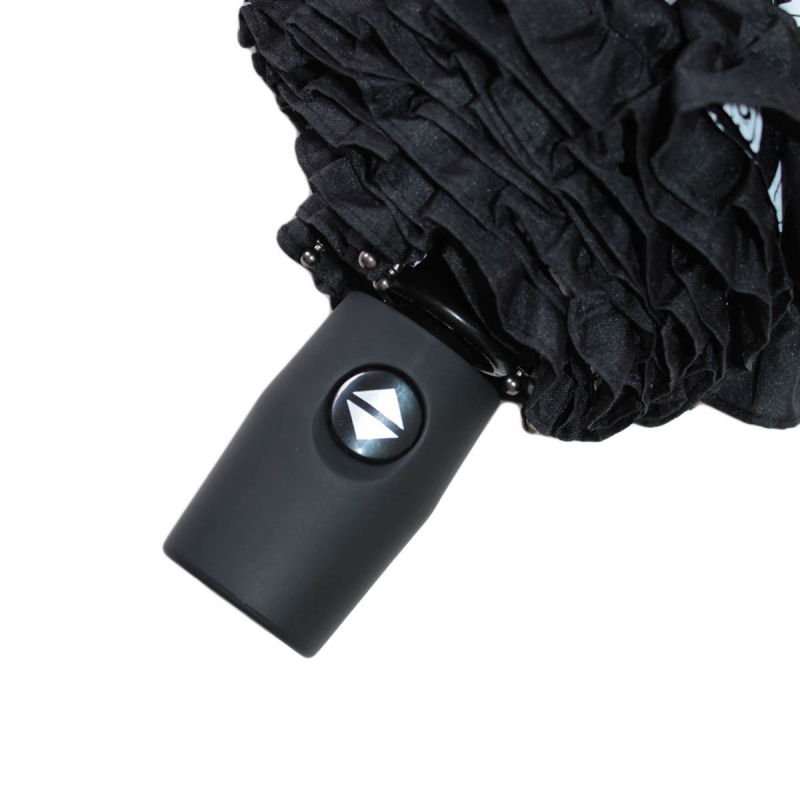 Зонт складной женский автоматический Flioraj 250101 FJ черный