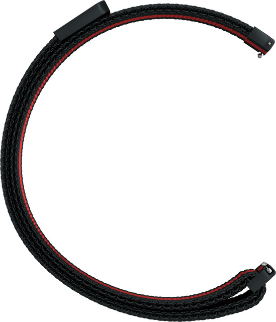 Ремешок для часов GSMIN Milanese Loop 22 для GearS3/GalaxyWatch(46mm) Черно-красный