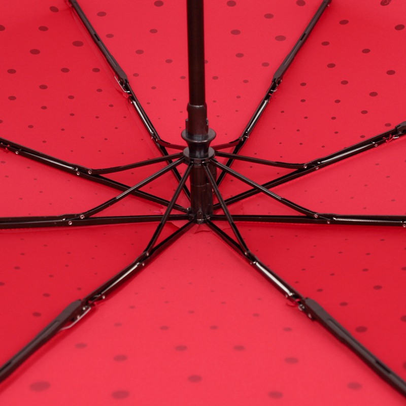 Зонт складной женский автоматический Flioraj 160407 FJ красный