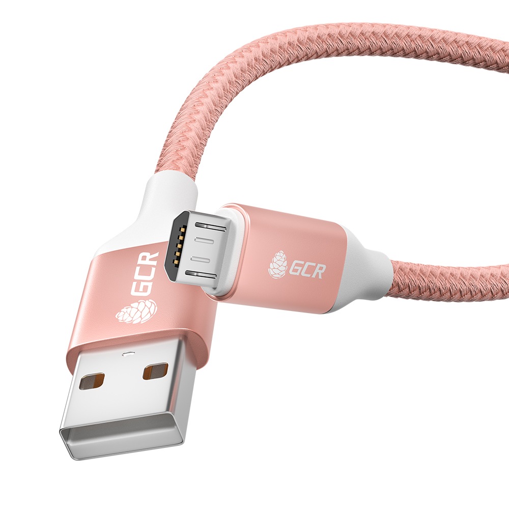 Кабель GCR для быстрой зарядки смартфона AM MicroUSB Quick Charge 3.0  GCR-52464, купить в Москве, цены в интернет-магазинах на Мегамаркет