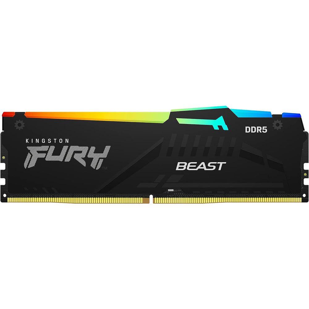 Оперативная память Kingston FURY Beast Black RGB EXPO 16GB DDR5 5600 DIMM, купить в Москве, цены в интернет-магазинах на Мегамаркет