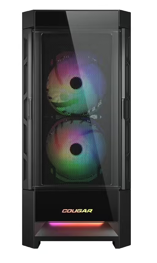 Cougar duoface rgb 385zd 10.0011. Компьютерный корпус cougar Duoface RGB черный. Корпус для ПК игровой cougar Duoface RGB Цуна. Кнопки для корпуса cougar. Cougar Duo face корпус.