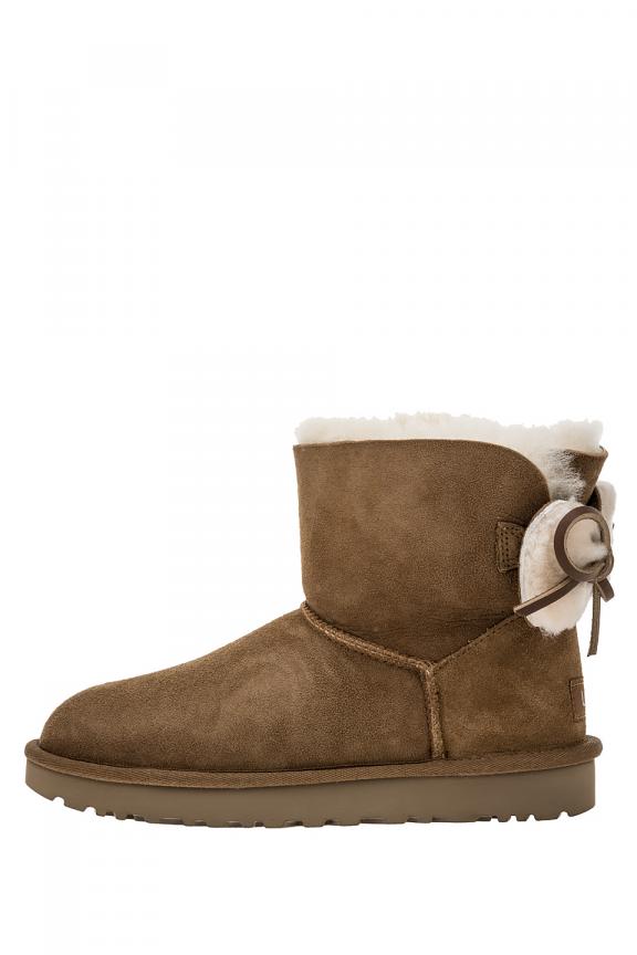 classic double bow mini uggs