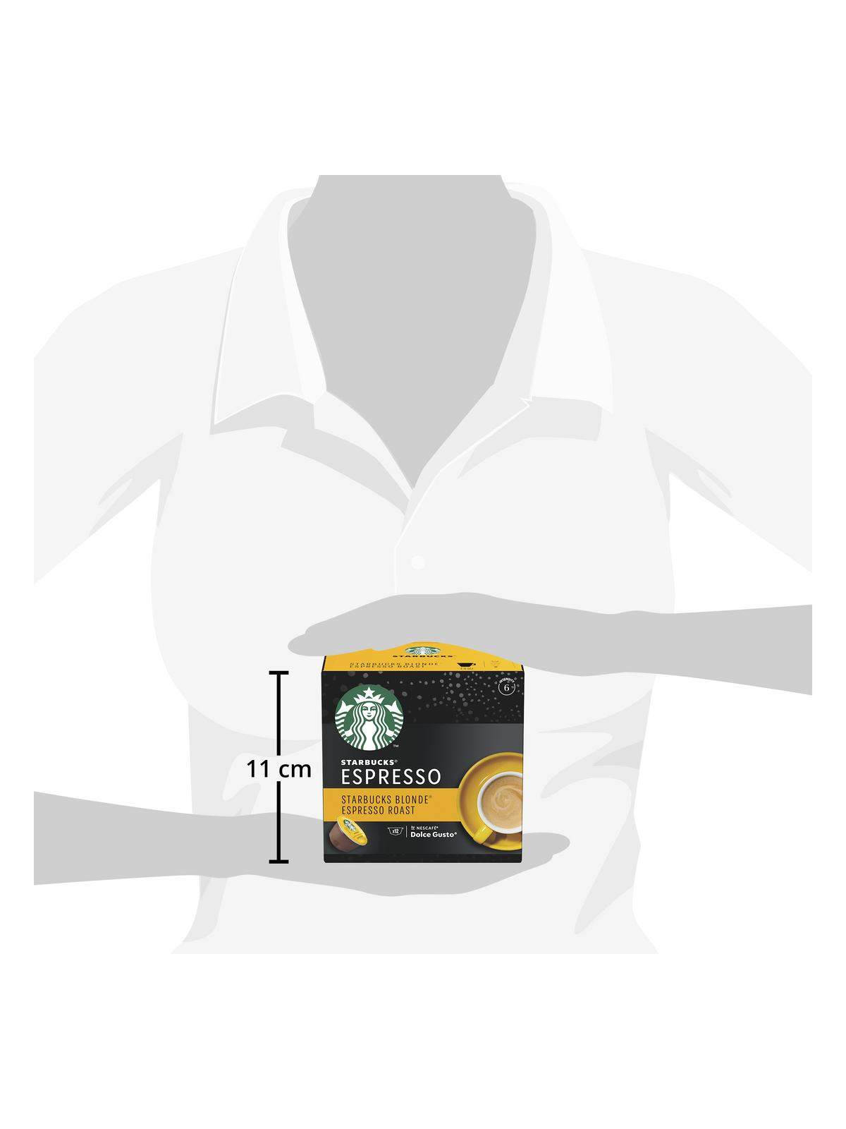 Кофе в капсулах Starbucks Blonde Espresso Roast для Nescafe Dolce Gusto 12 шт