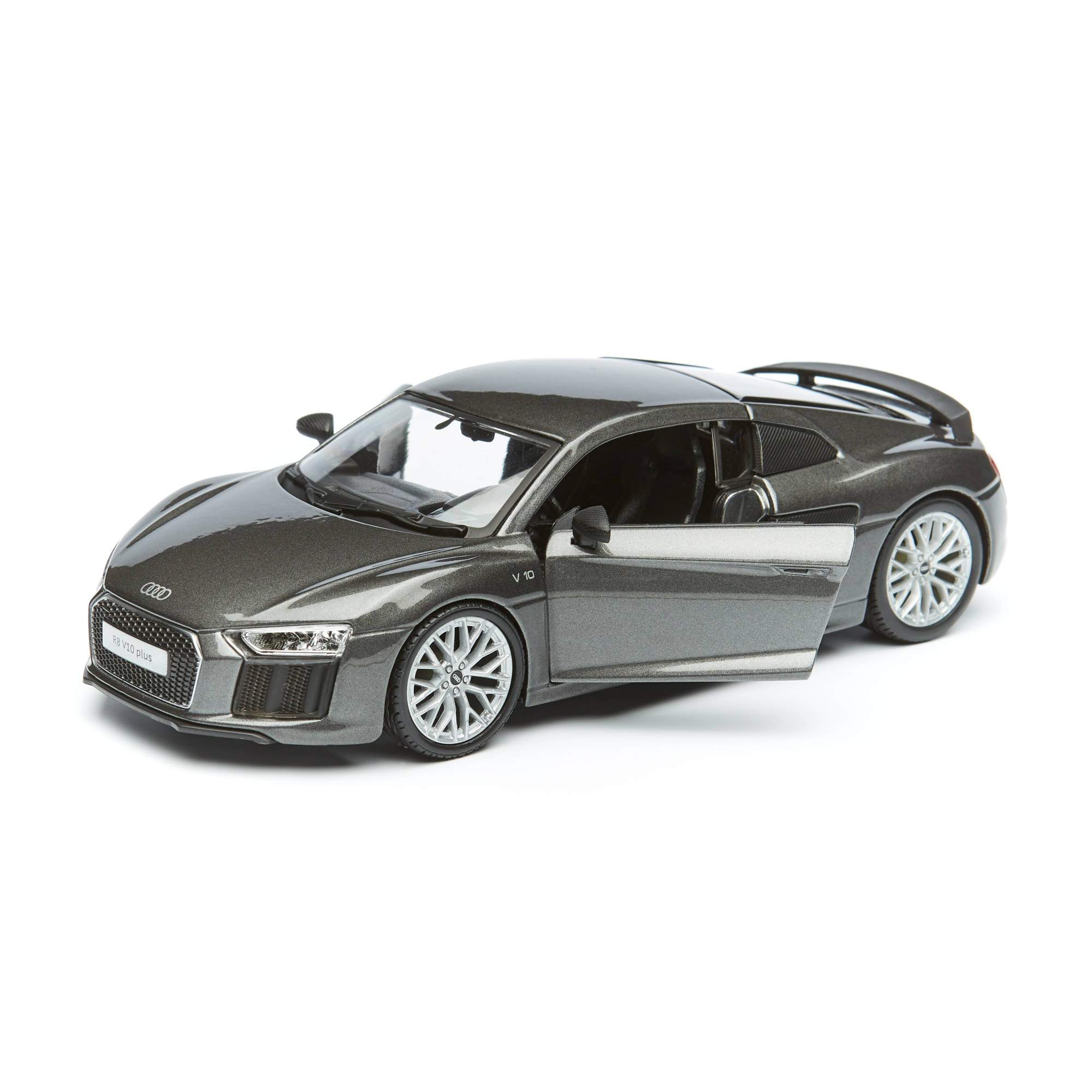 Купить игрушечная машинка Maisto 1:24 Audi R8 V10 Plus, серая  31519/31513/2, цены на Мегамаркет