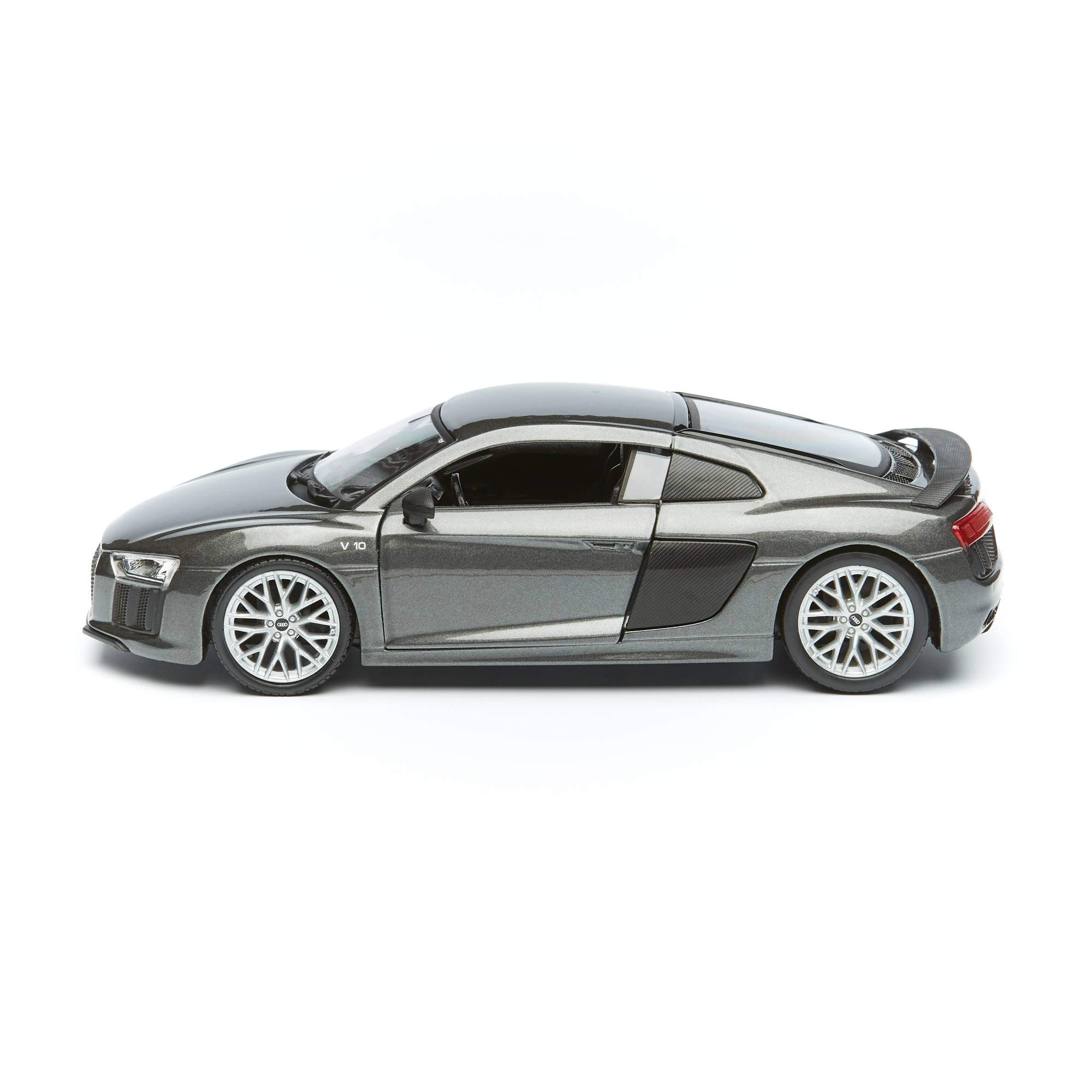 Купить игрушечная машинка Maisto 1:24 Audi R8 V10 Plus, серая  31519/31513/2, цены на Мегамаркет