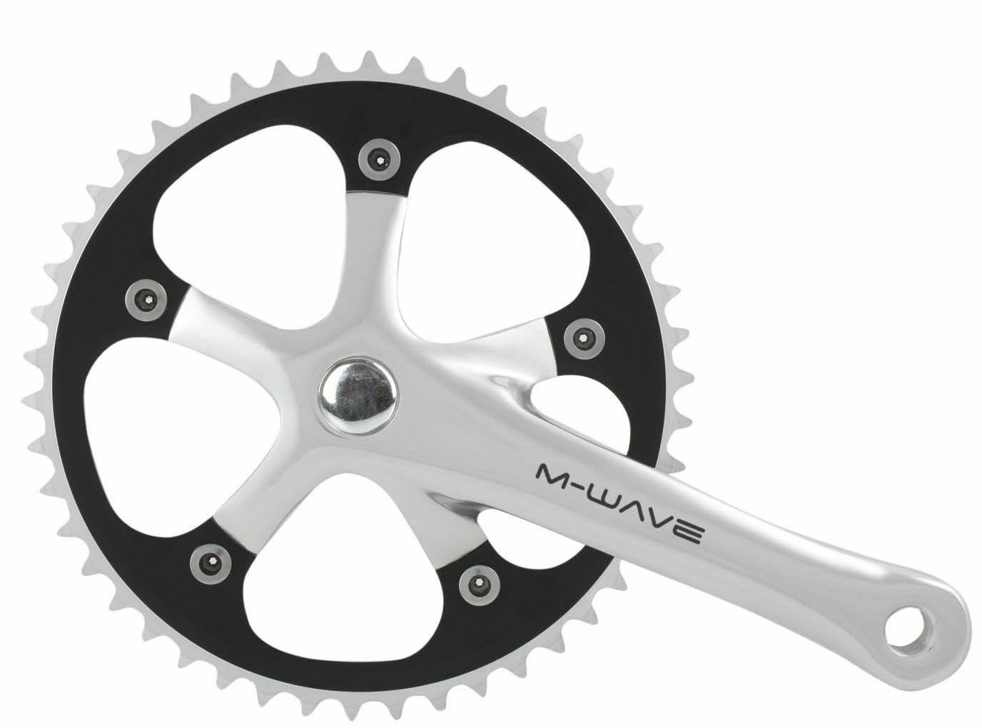 Система шатунов велосипеда 1 скоростная SingleSpeed облегч алюм. 1/2х1 ...