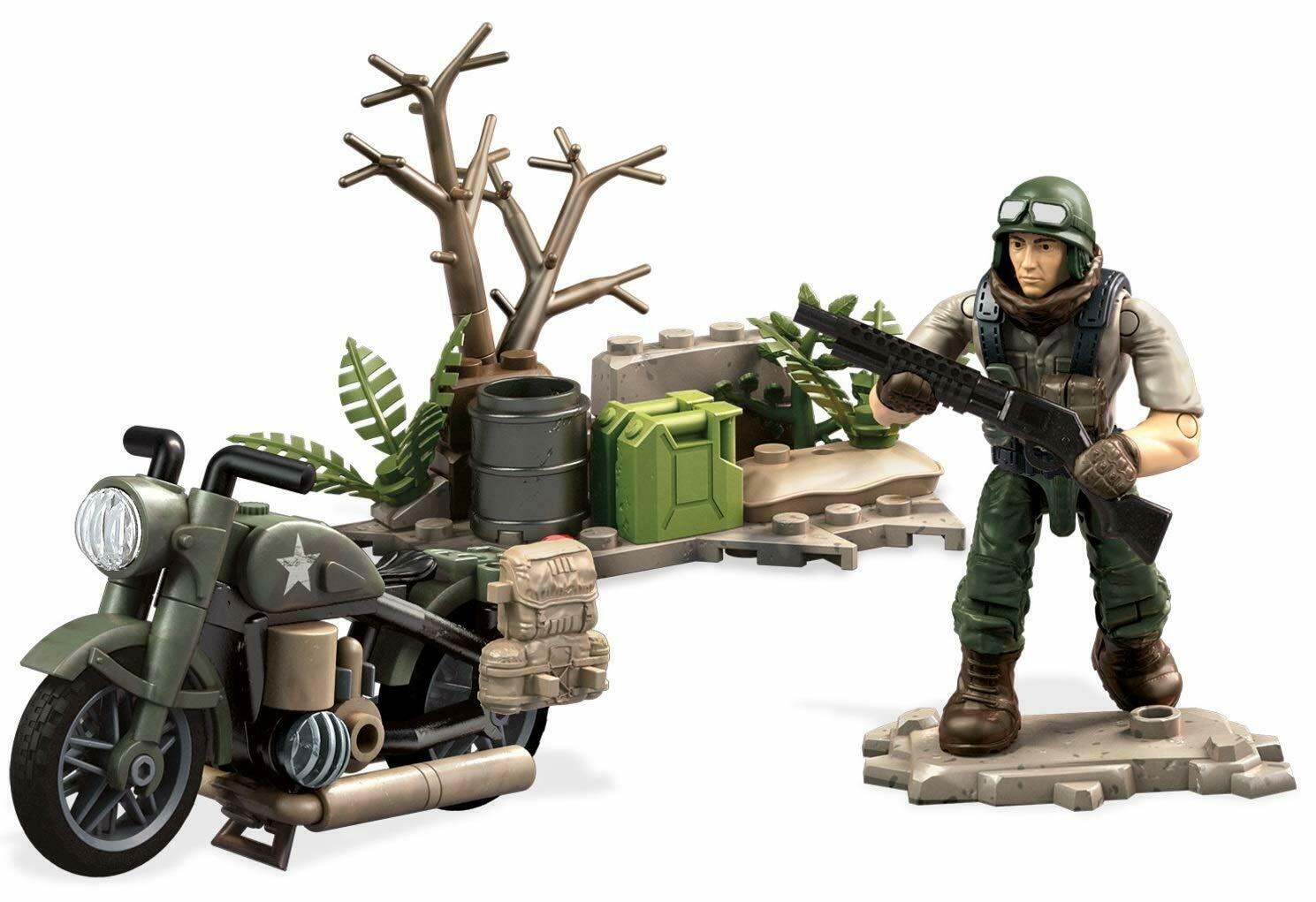 mega construx call of duty motorbike raid