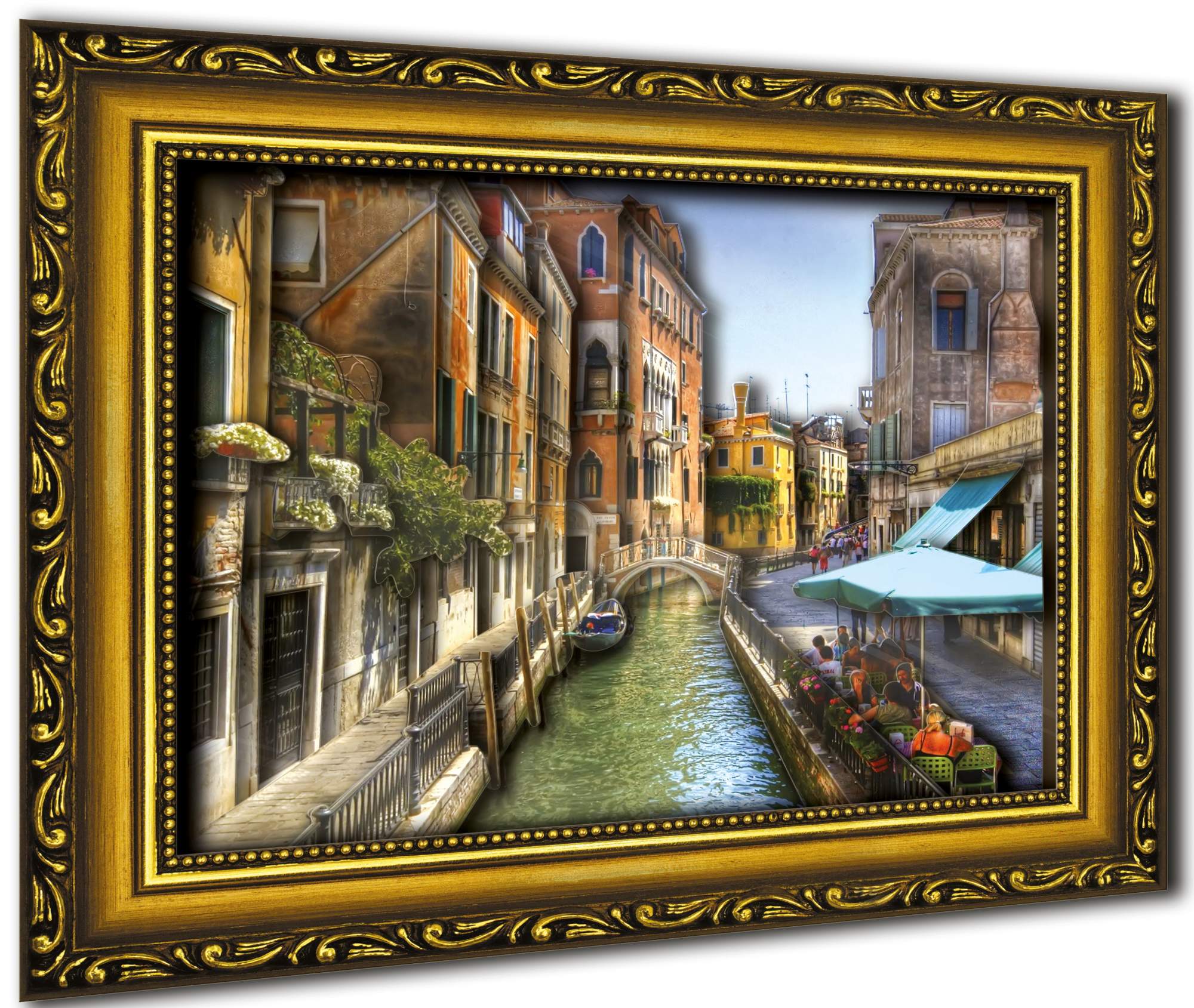 Хобби и Творчество VIZZLE Объемная картина Венецианский канал