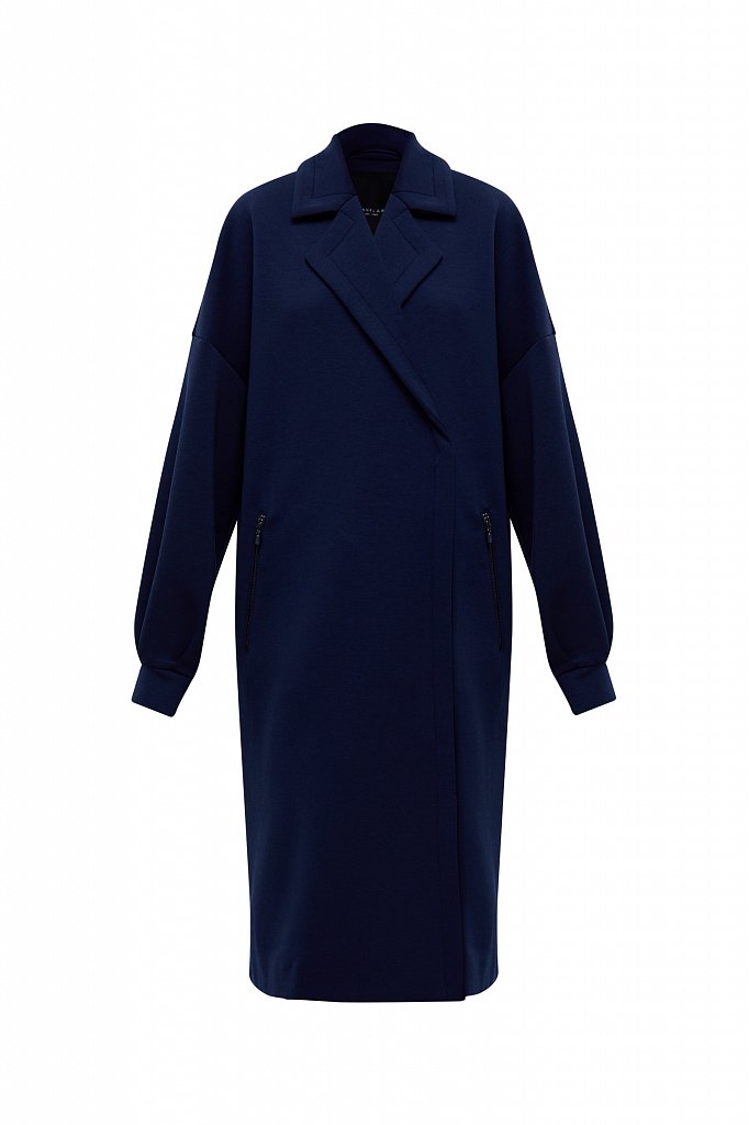Пальто женское Finn Flare B21-11033 синее L