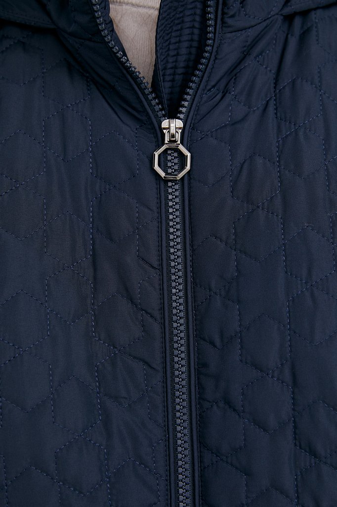 Пальто женское Finn Flare B21-32004 синее XS