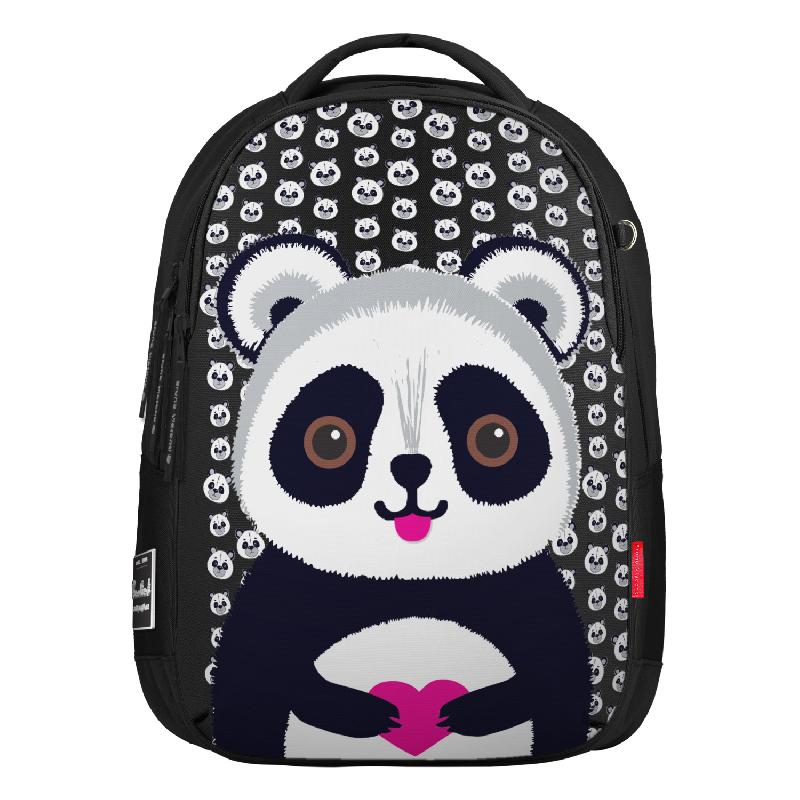Panda 12. Рюкзак "Панда". Рюкзак с пандой школьный. Рюкзак с пандой черный. Спинка панды.