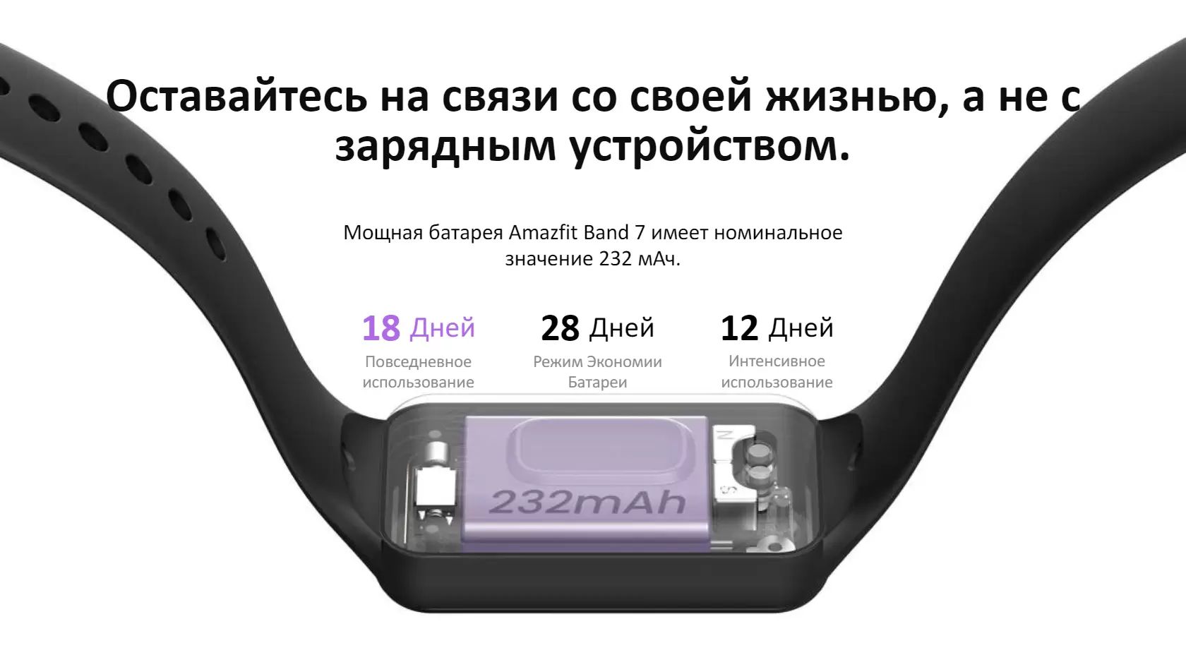 Фитнес-браслет Amazfit Band 7 A2177 черный - отзывы покупателей на  Мегамаркет