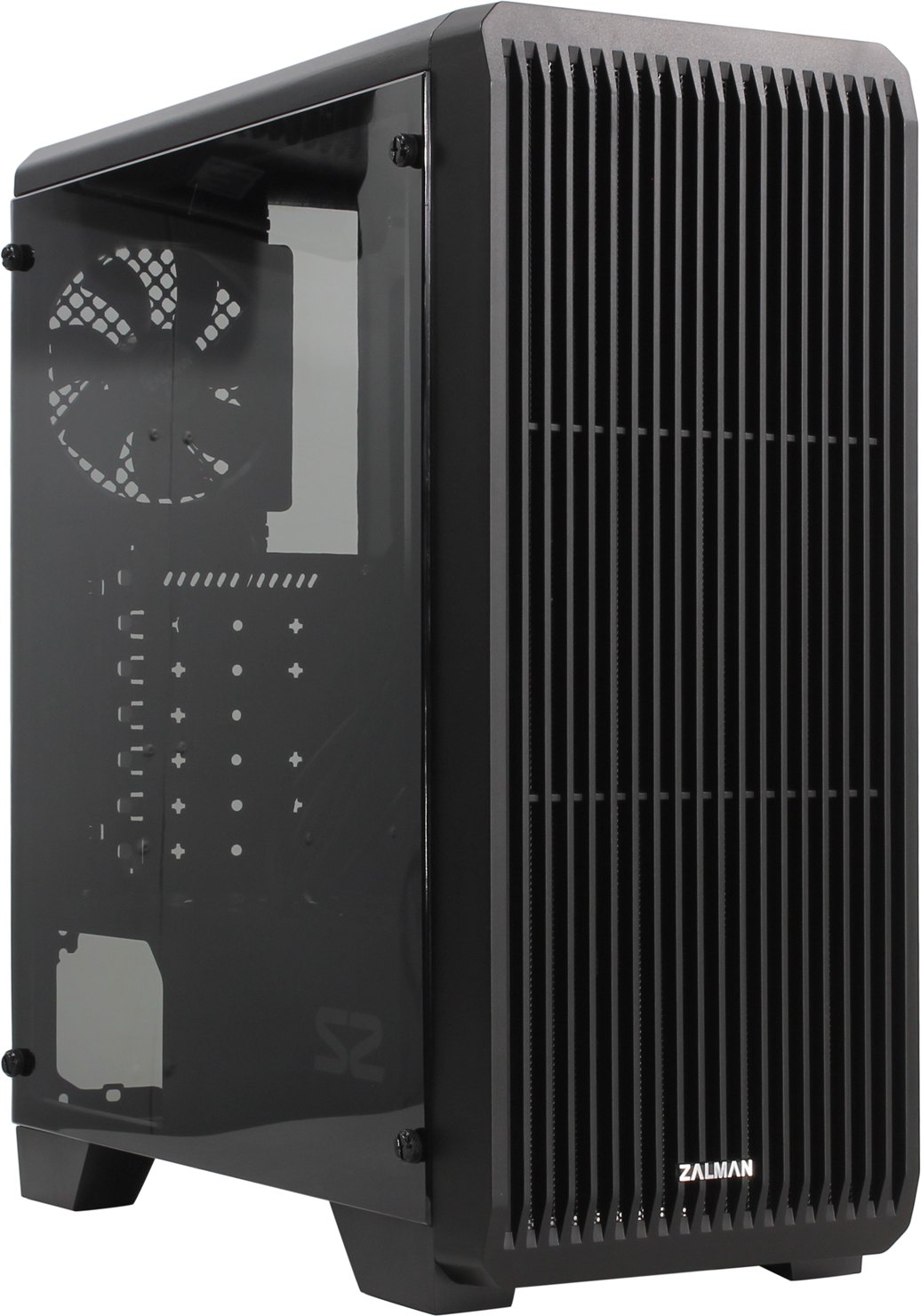 Корпус компьютерный Zalman S2 black, купить в Москве, цены в интернет-магазинах на Мегамаркет