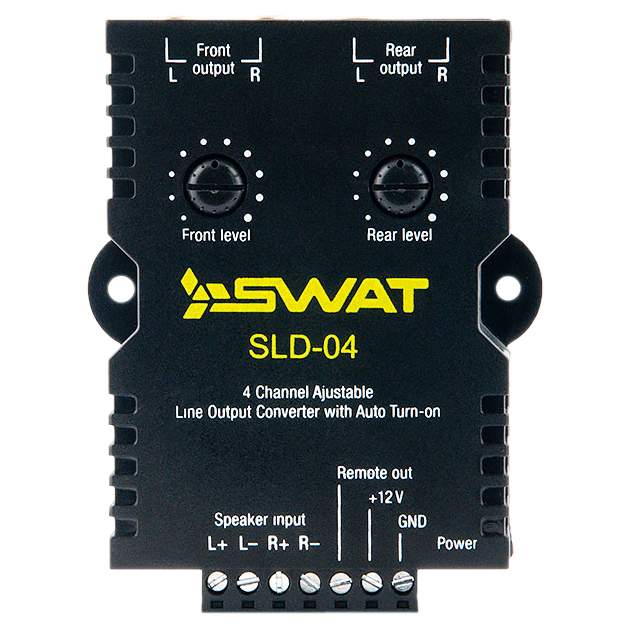 Купить предусилитель автомобильный SWAT SLD-04 SWAT преобразователь ...