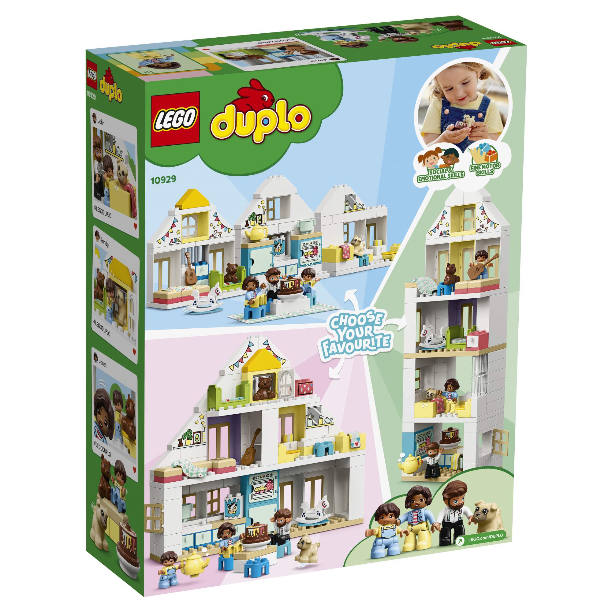 Отзывы о конструктор LEGO DUPLO Town 10929 Модульный игрушечный дом -  отзывы покупателей на Мегамаркет | конструкторы LEGO 10929 - 100025820458