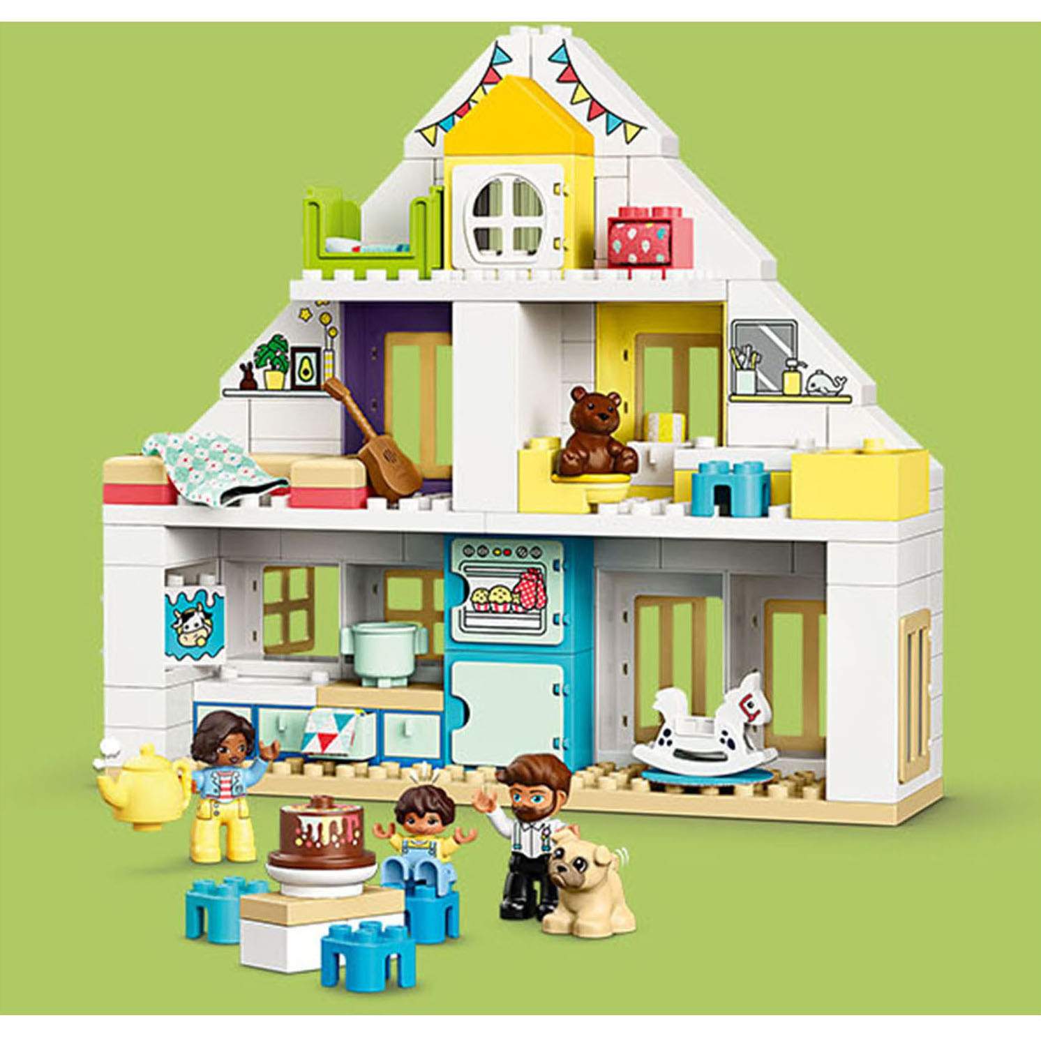 Отзывы о конструктор LEGO DUPLO Town 10929 Модульный игрушечный дом -  отзывы покупателей на Мегамаркет | конструкторы LEGO 10929 - 100025820458