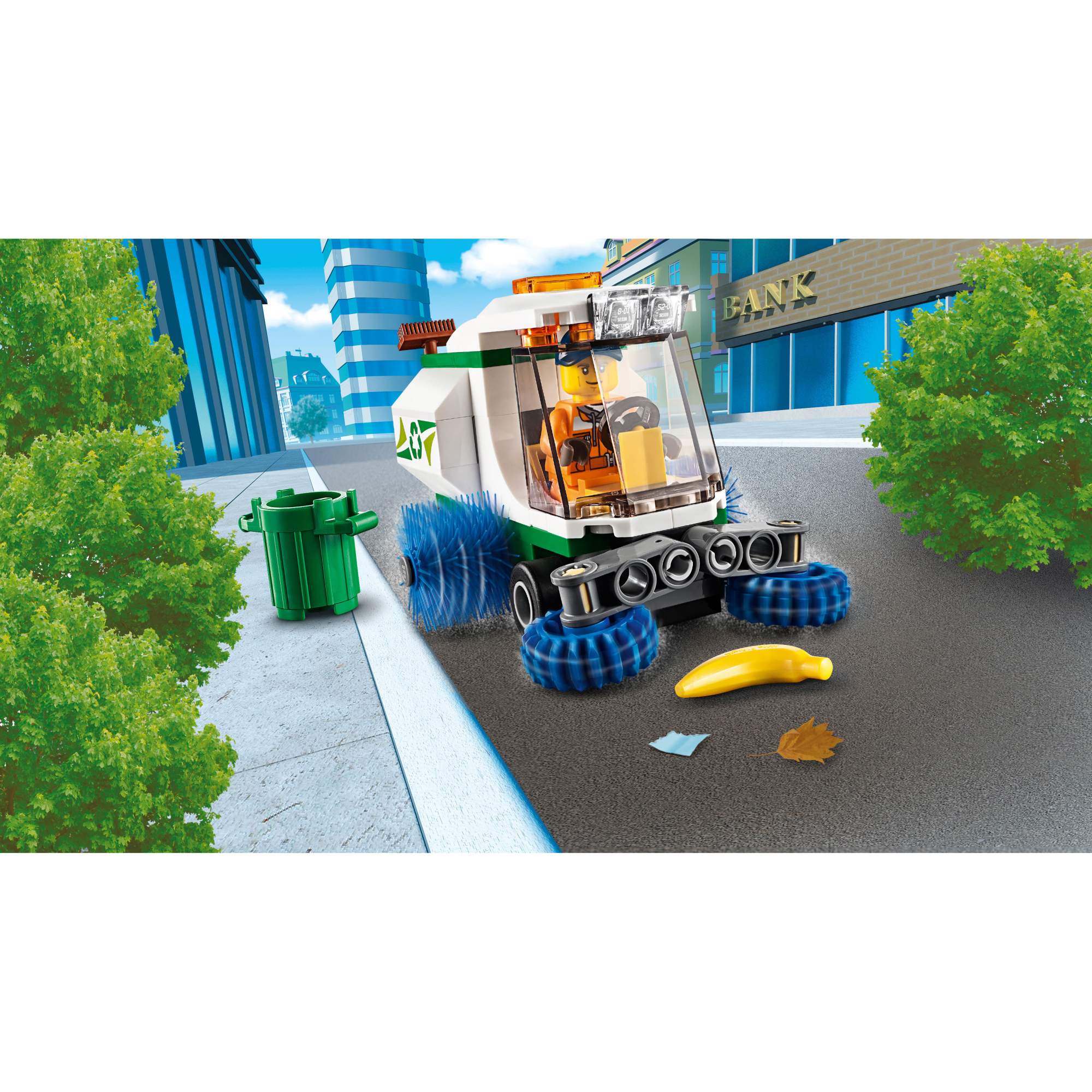 Конструктор LEGO City Great Vehicles 60249 Машина для очистки улиц