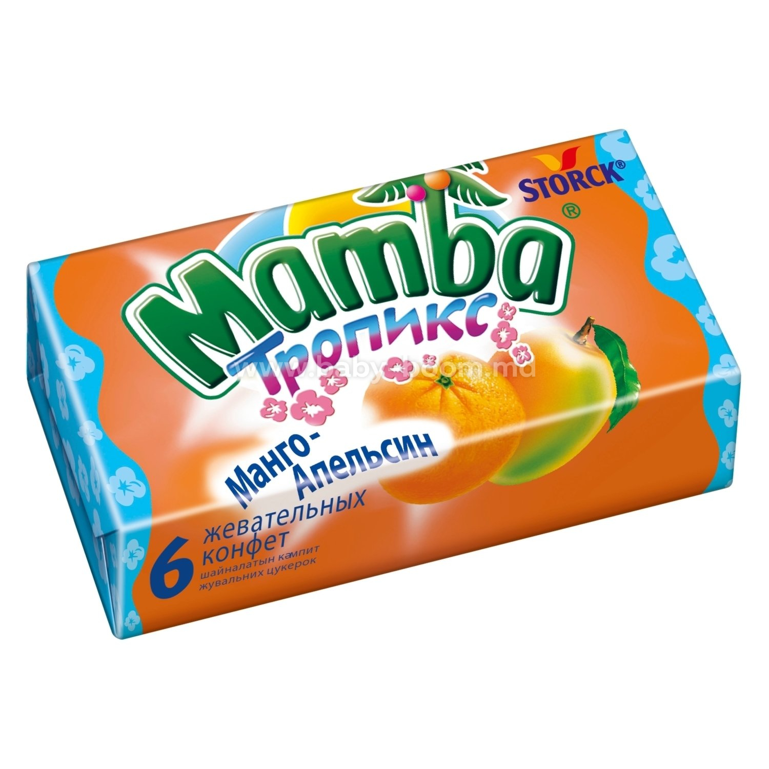 Конфеты жевательные Mamba Тропикс 26,5 г - купить в Магнит Семейный ...