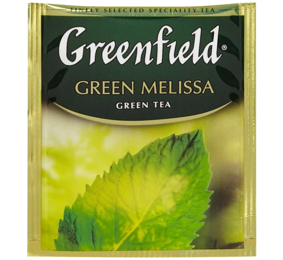 Мелиса чай. Чай зеленый Greenfield Green Melissa.