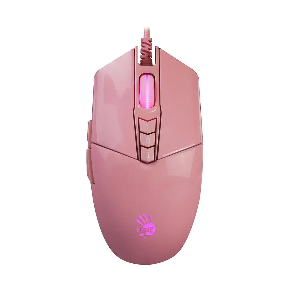 Игровая мышь A4Tech Bloody P91s Pink - отзывы покупателей на маркетплейсе  Мегамаркет | Артикул: 100027655027