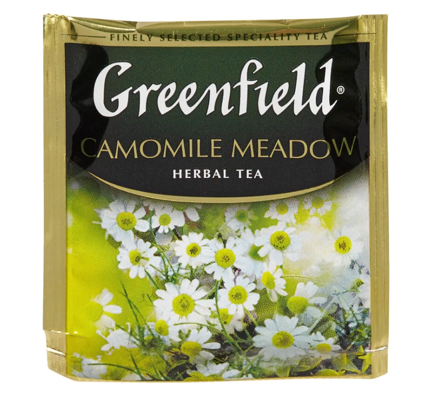 Ромашка в пакетиках. Чай Greenfield Camomile Meadow 25пак. Гринфилд 25пак/10 Камомайл Медоу Ромашка с мятой. Гринфилд Camomile Meadow. Чай Гринфилд Камомайл Медоу 25 пак.