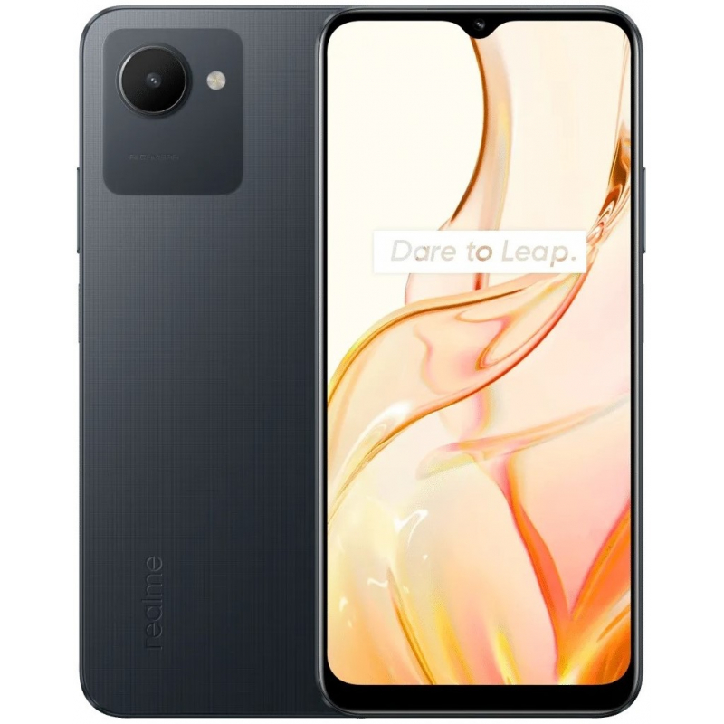 Смартфон Realme C30s 4/64Gb Stripe Black - купить в Эльдорадо, цена на Мегамаркет