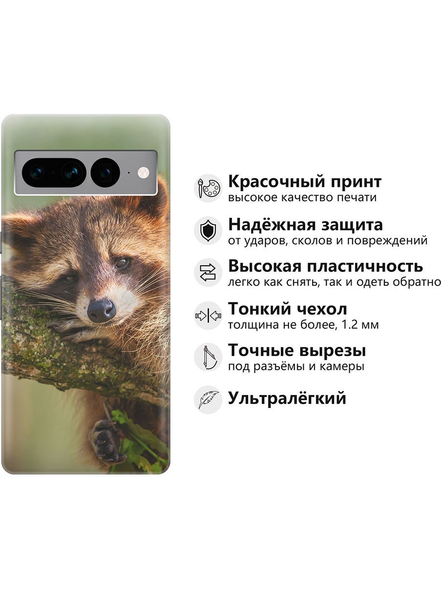 Силиконовый чехол на Google Pixel 7 Pro с принтом 