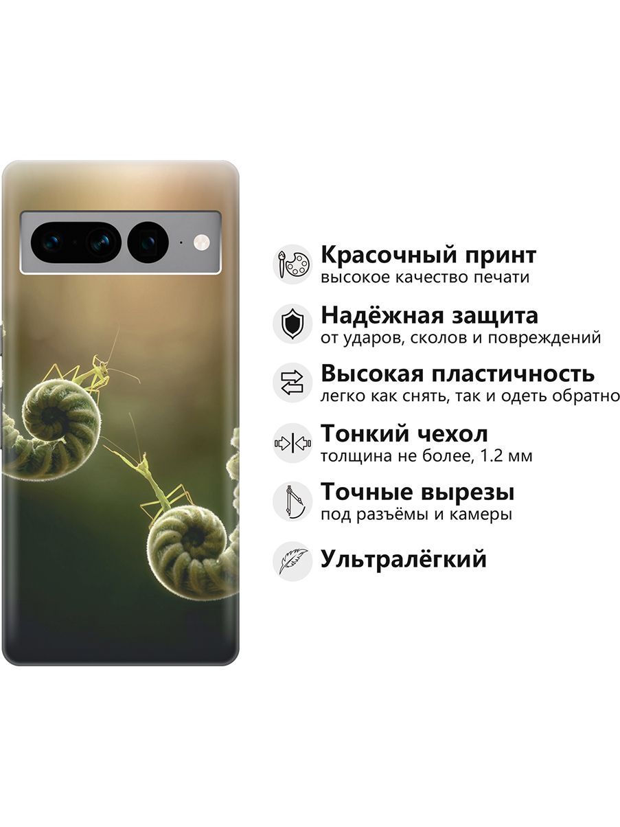 Силиконовый чехол на Google Pixel 7 Pro с принтом 