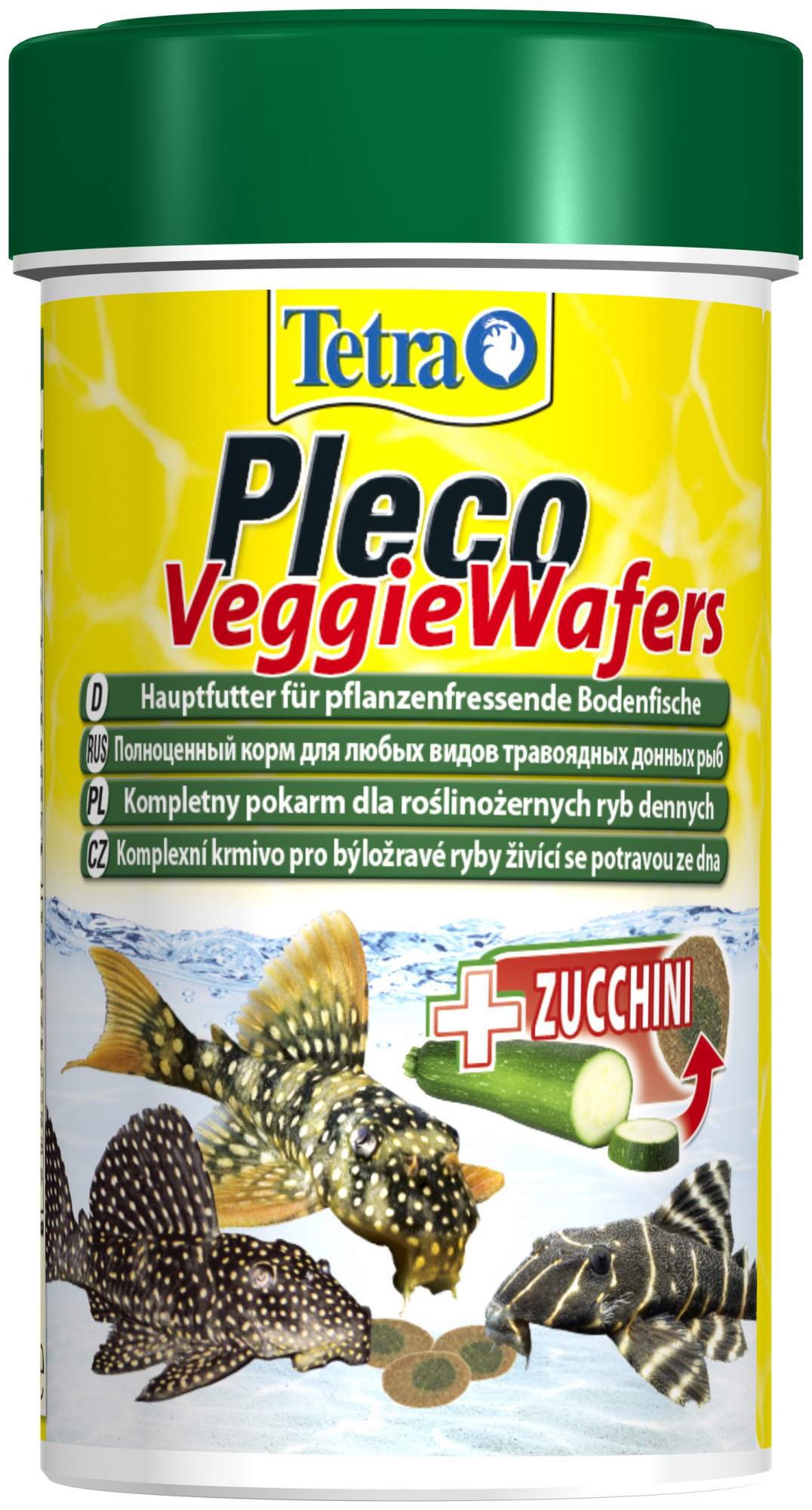 Купить корм для аквариумных рыбок Tetra Pleco Veggie Wafers с добавлением  цуккини, 100 мл, цены на Мегамаркет | Артикул: 100043548736